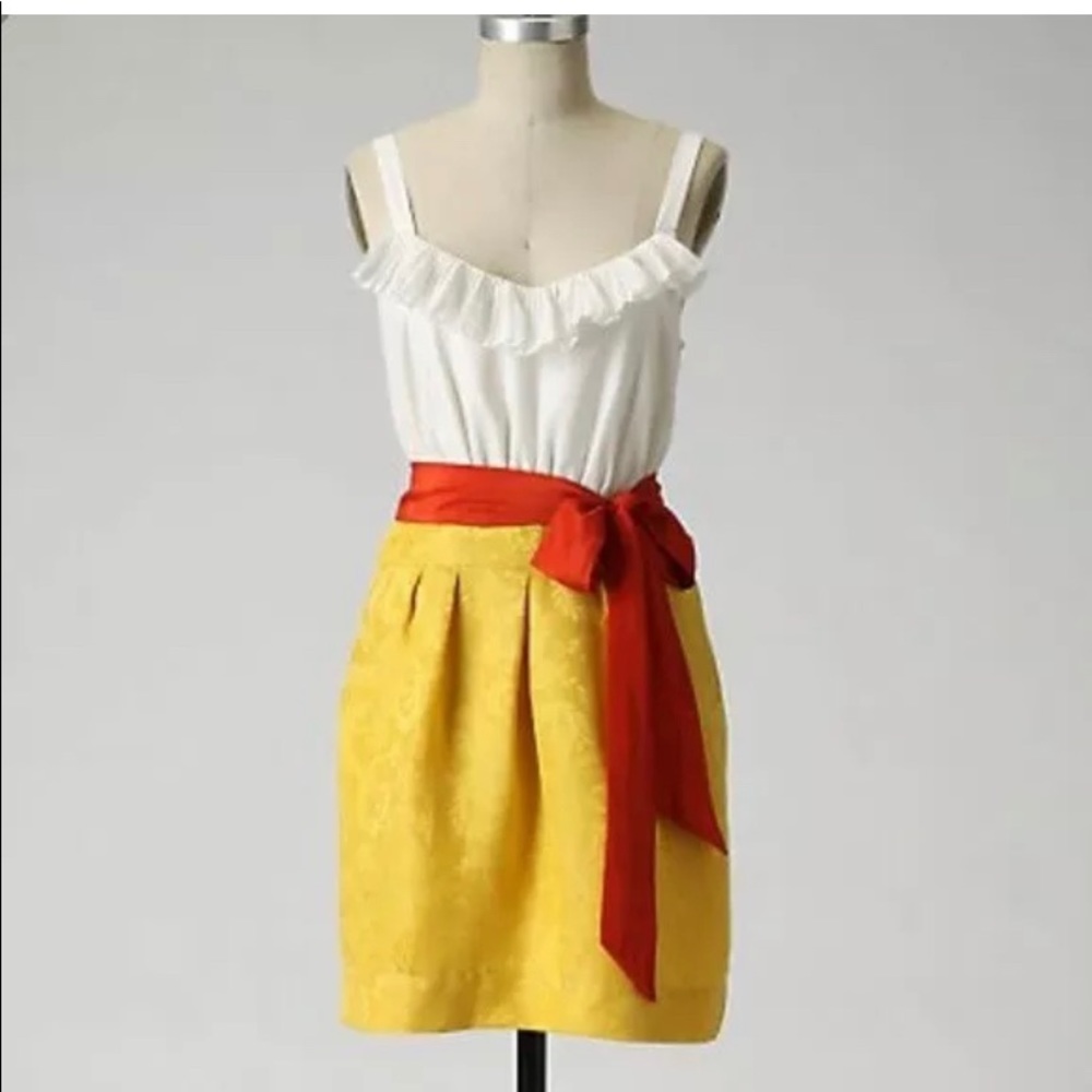 Anthropologie Moulinette Soeurs Fields of Gold Dress